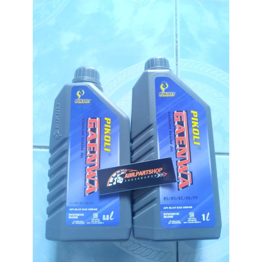 Oli Pikoli 1L, Oli pikoli 0.8L, Oli pikoli matic 0.8L