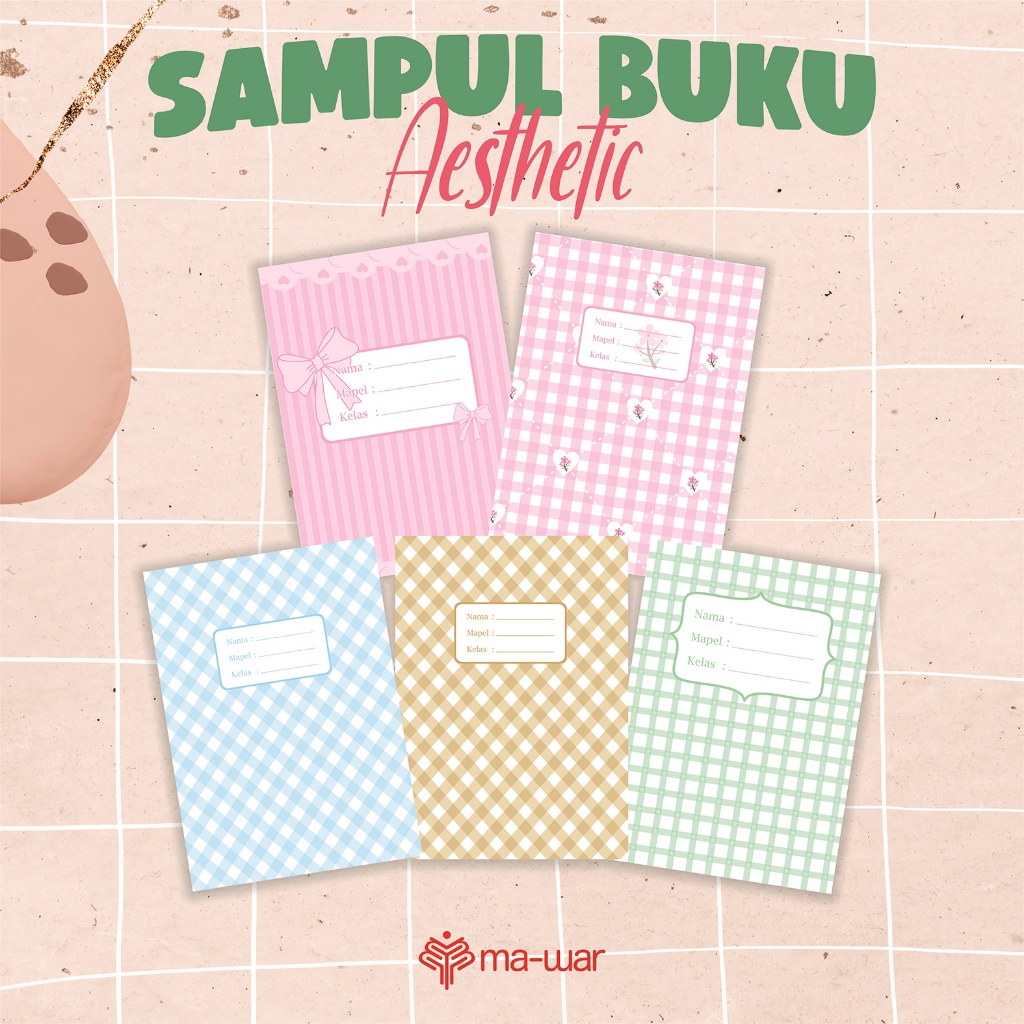 

SAMPUL BUKU AESTHETIC / BUKU SEKOLAH / BUKU BIG BOSS / BUKU SIDU / BUKU KIKY
