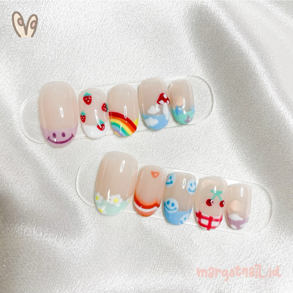 PASTEL CANDY PRESS ON NAILS