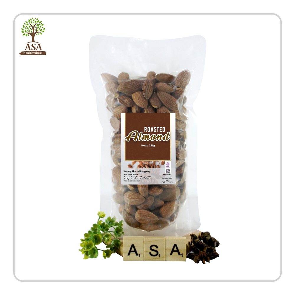 

Roasted Almond / Kacang Almond Panggang 250gr