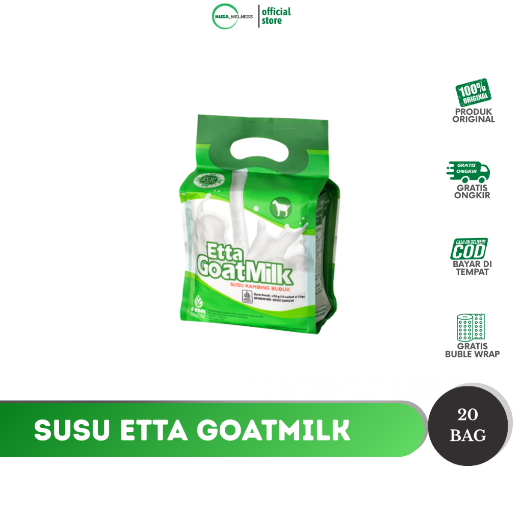 

PROMO TERMURAH !!!- EGM SUSU KAMBING ETTAGOATMILK ORIGINAL 100% | bantu jaga stamina | susu etawa pilihan sehat | bisa COD | 100% asli & bergaransi
