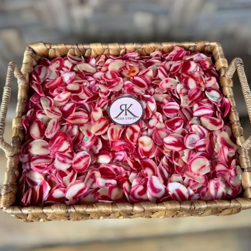 

1Kg Kerupuk Merah ceria rasa bawang gurih renyah