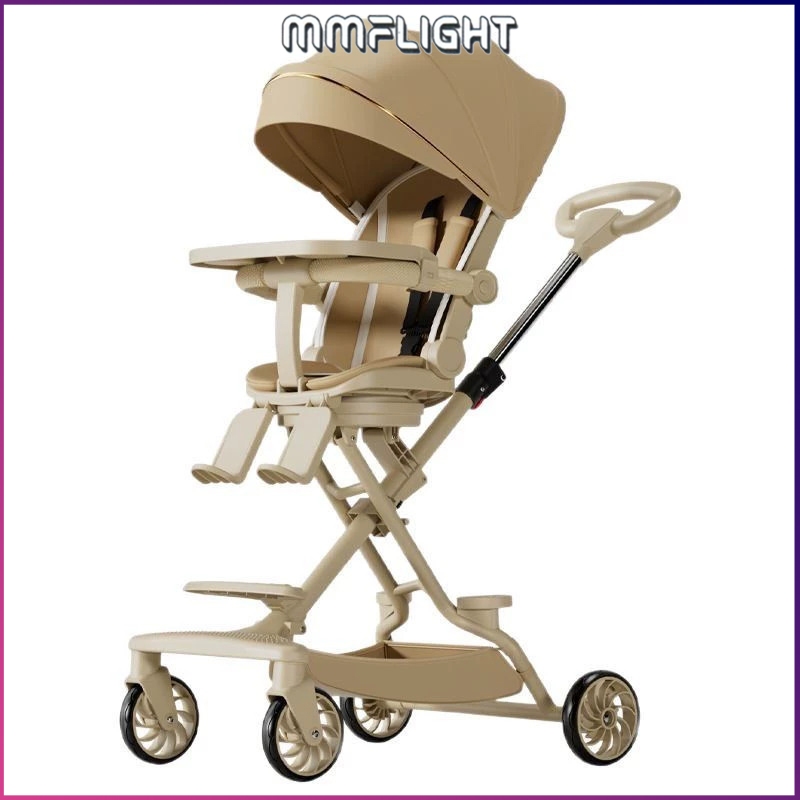 Mmflight Stroller Anak Stroller Bayi Lipat Travelling Kereta Dorong Bayi 2 Arah 0-5 Tahun