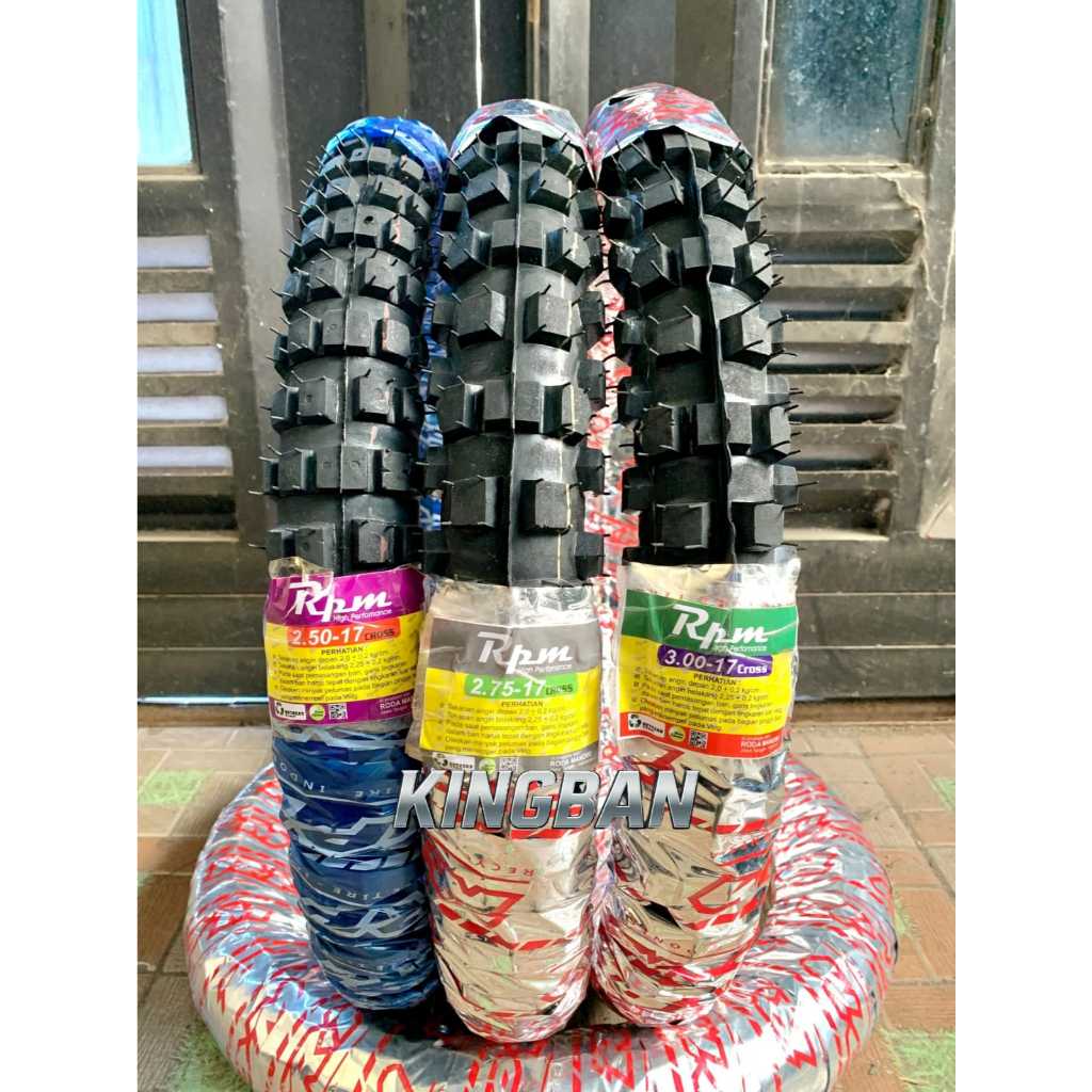 ban cangkul rpm 250-17 dan ban cross 275-17 ban 300-17 ring 17  ban cangkul ban 70/90-17 dan ban 80/