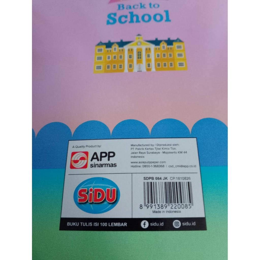 

Promo Cuci Gudang" Buku Tulis Sidu isi 100