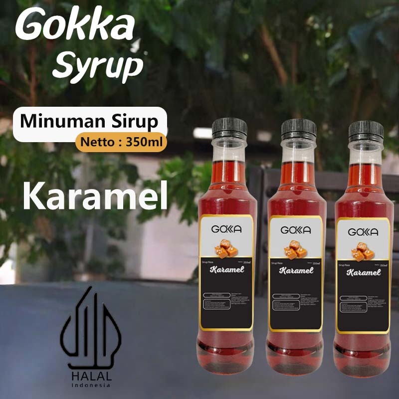 

GOKKA Syrup Minuman Sirup / Sirup Karamel / 350ml Sirup