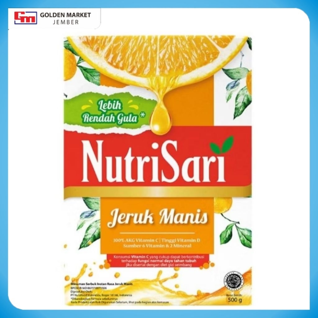

Nutrisari jeruk manis reffil 500gr