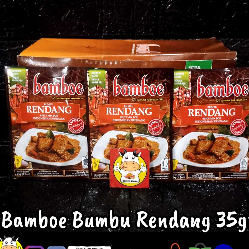 

BAMBOE BUMBU RENDANG 35GR - BUMBU MASAK INSTANT - BRONTZ JOGJA