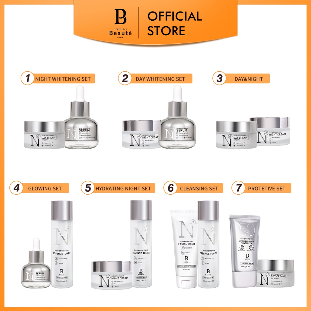 [CAMPAIGN] PREMIERE BEAUTE [Whitening 2pcs]Luminous White Skincare Series Skincare Package Set