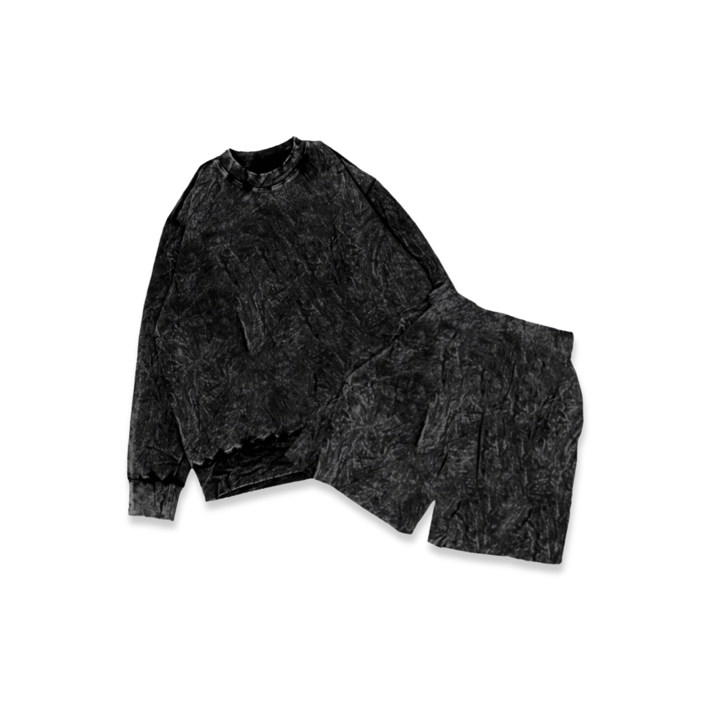 Dodkido Setelan Kaos Anak Washing Lengan Panjang - Boys And Girls T-Shirt Set Cotton Combed