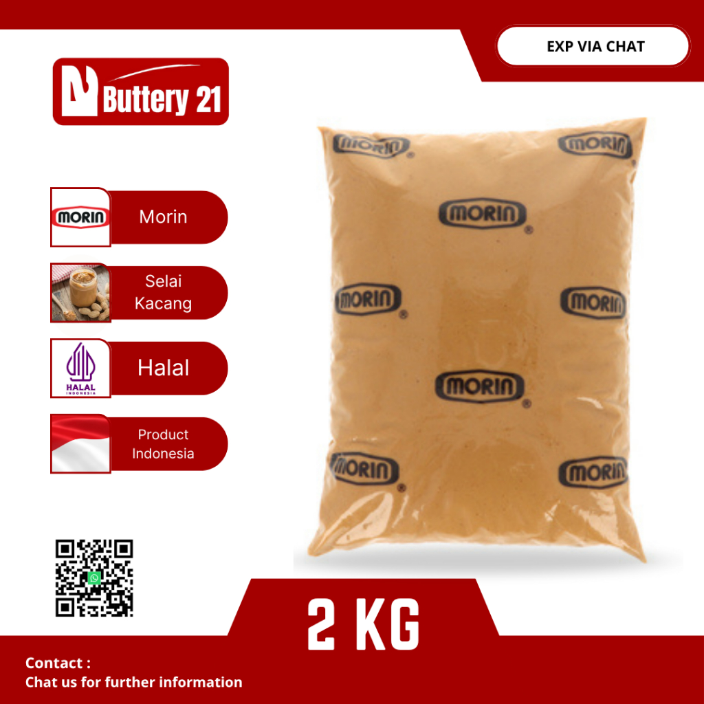 

MORIN PEANUT BUTTER 2 KG/MORIN SELAI KACANG 2 KG/KACANG SELAI