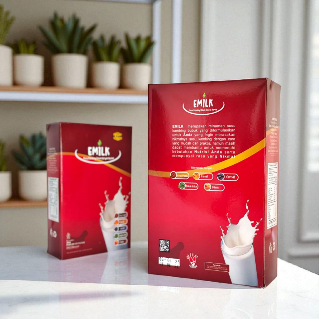 

EMILK Susu Kambing Etawa Plus Herbal Memelihara Kesehatan Tulang Dan Sendi Susu Etawa Bubuk 200 Gram