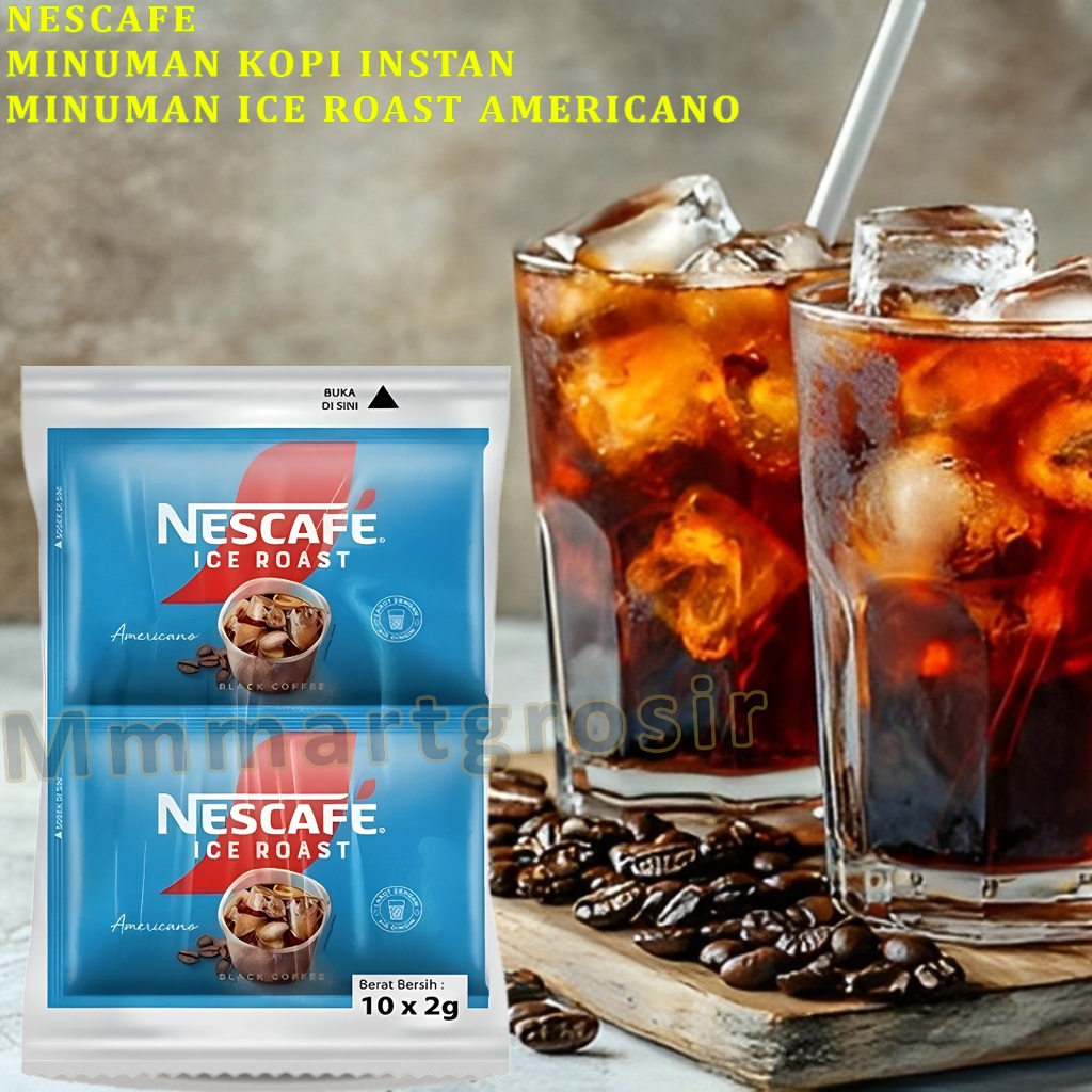 

Nescafe Coffee / Minuman Serbuk Kopi Instan / Coffee Ice Roast Americano / 10pcs x 2gr