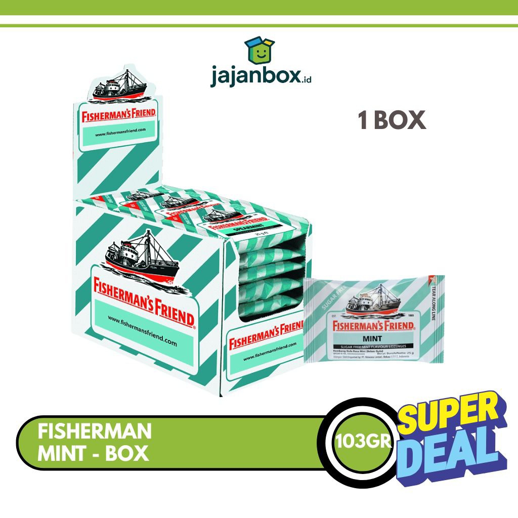 

Fisherman Mint Box Isi 24 pack