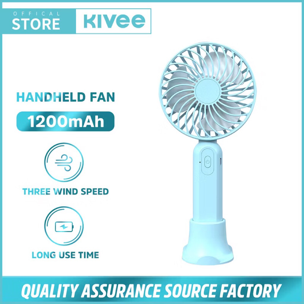 Kipas Portable Fan Kivee Basike Blue mini fan