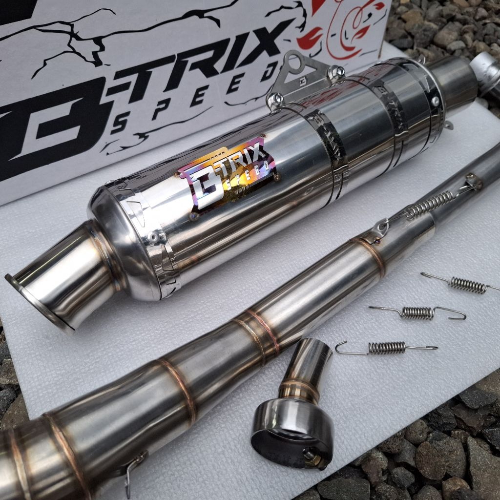 Knalpot racing B-trix Speed Original supra x 125 jupiter z burhan vega revo absolut smash shogun kna