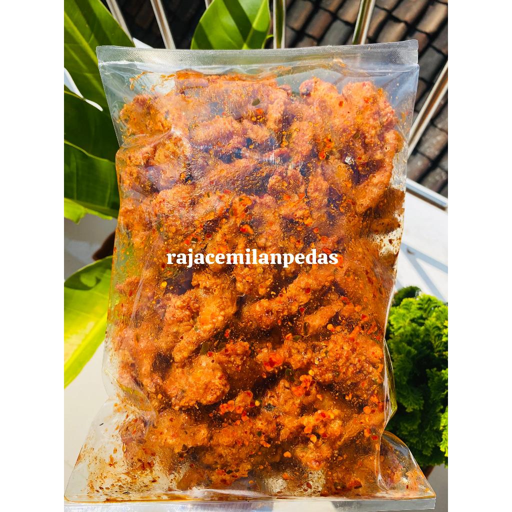 

kulit ayam crispy pedas daun jeruk/original daun jeruk kemasan 1kg 250gram 500gram
