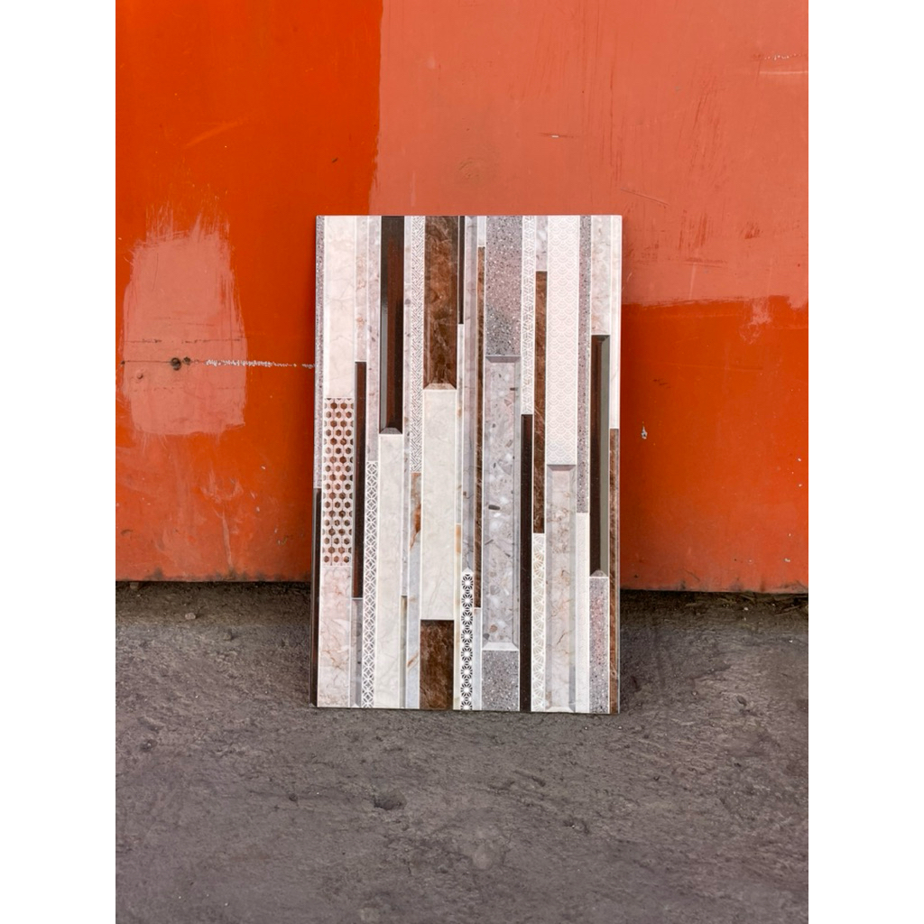 Keramik Accura Tapeta Grey & Beige 25x40