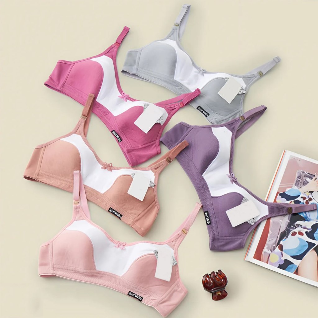 Sport Bra Anak SD - SMP Tanpa Kawat BH Anak Abg Bahan Katun Lembut Serap Keringat