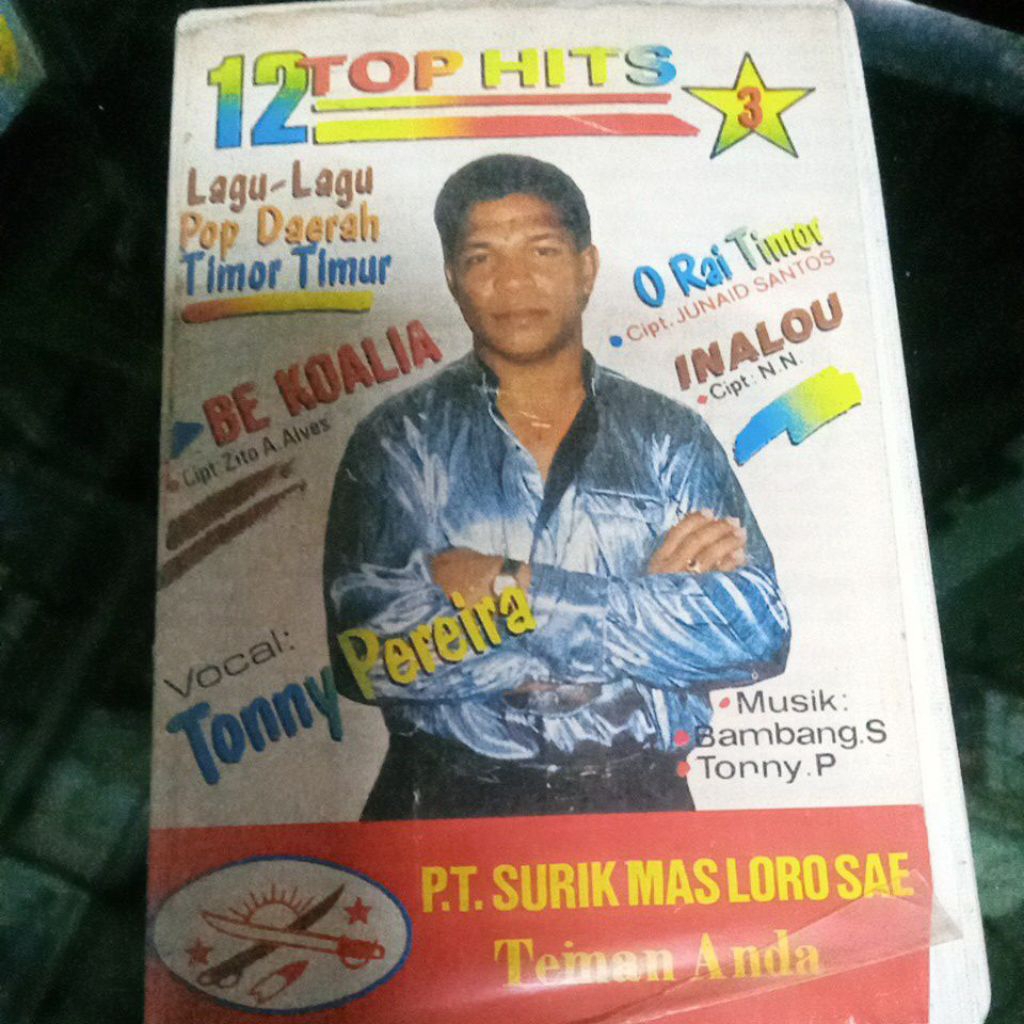 kaset pita 12 TOP HITS POP DAERAH TIMOR TIMUR SB034