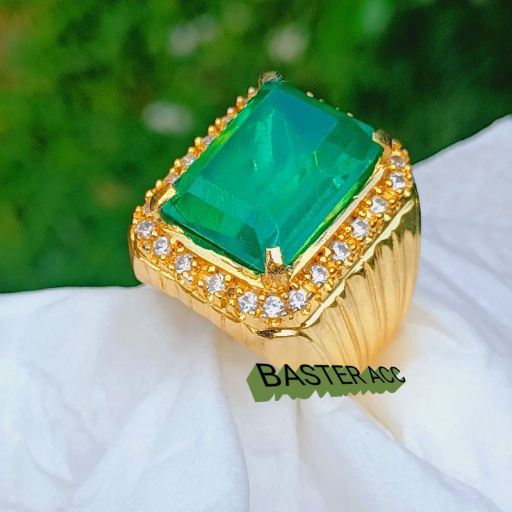 CINCIN BATU ZAMBRUD ZAMBIA KOTAK MEWAH