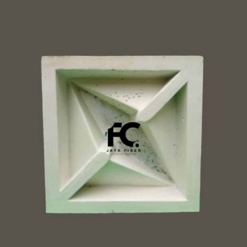 Cetakan Roster / Cetakan Loster Cetakan angin angin FIBER MINIMALIS 20X20