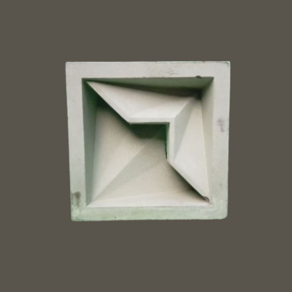 Cetakan Roster / Cetakan Loster Cetakan angin angin FIBER MINIMALIS 20X20