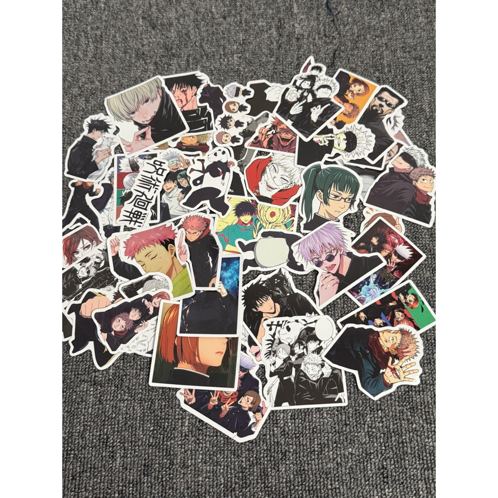 

55 PCS STICKER ANIME | Jujutsu Kaisen | Limited Stock | Kode TT-039
