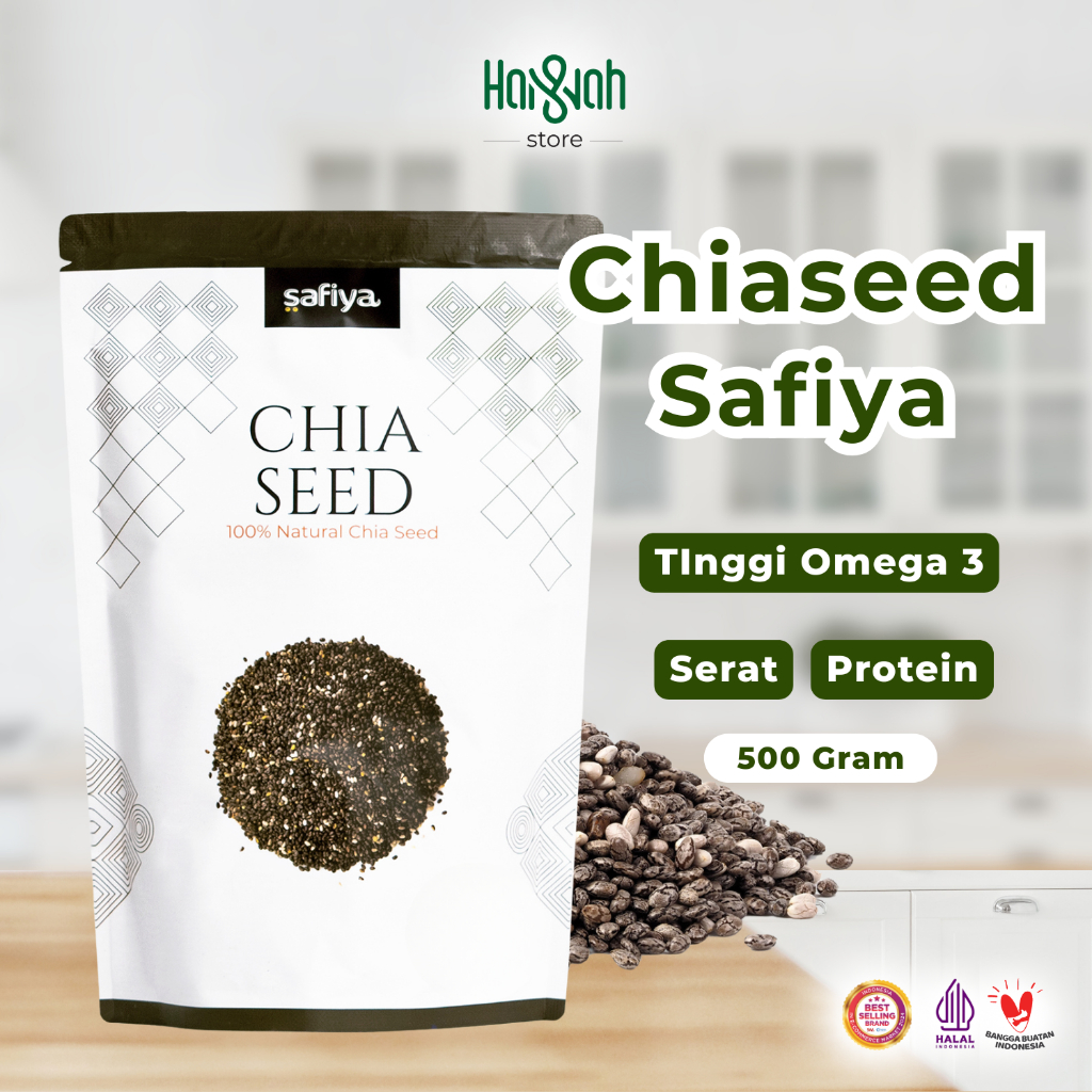 

Chiaseed Safiya 500 Gram Chia Organik Detox Perut Buncit