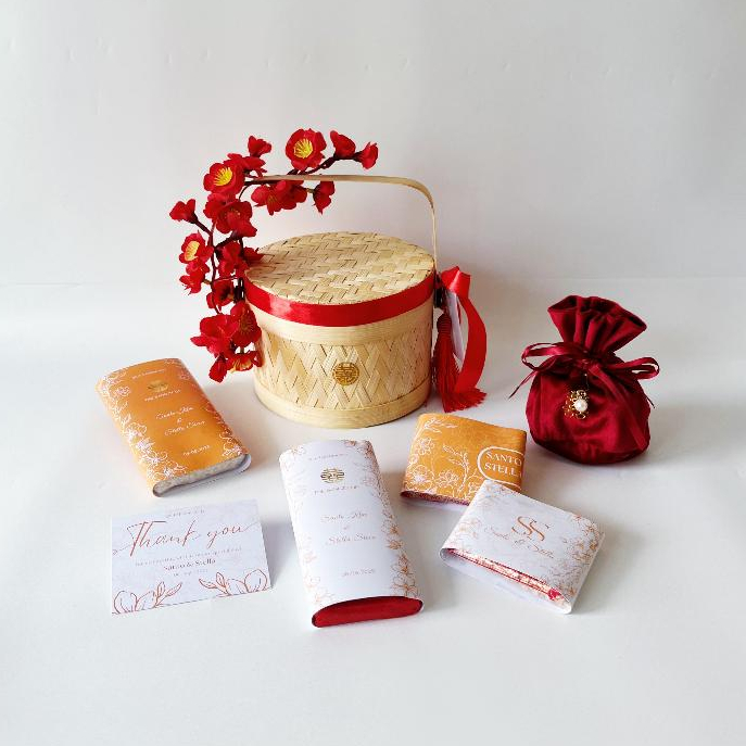 Littlezora - Sangjit Hampers | Teapai Hampers | Souvenir Wedding Pernikahan | Wedding Hampers Sangji