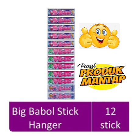 

Big babol stik / Big Babel stick Gum / permen karet Babol