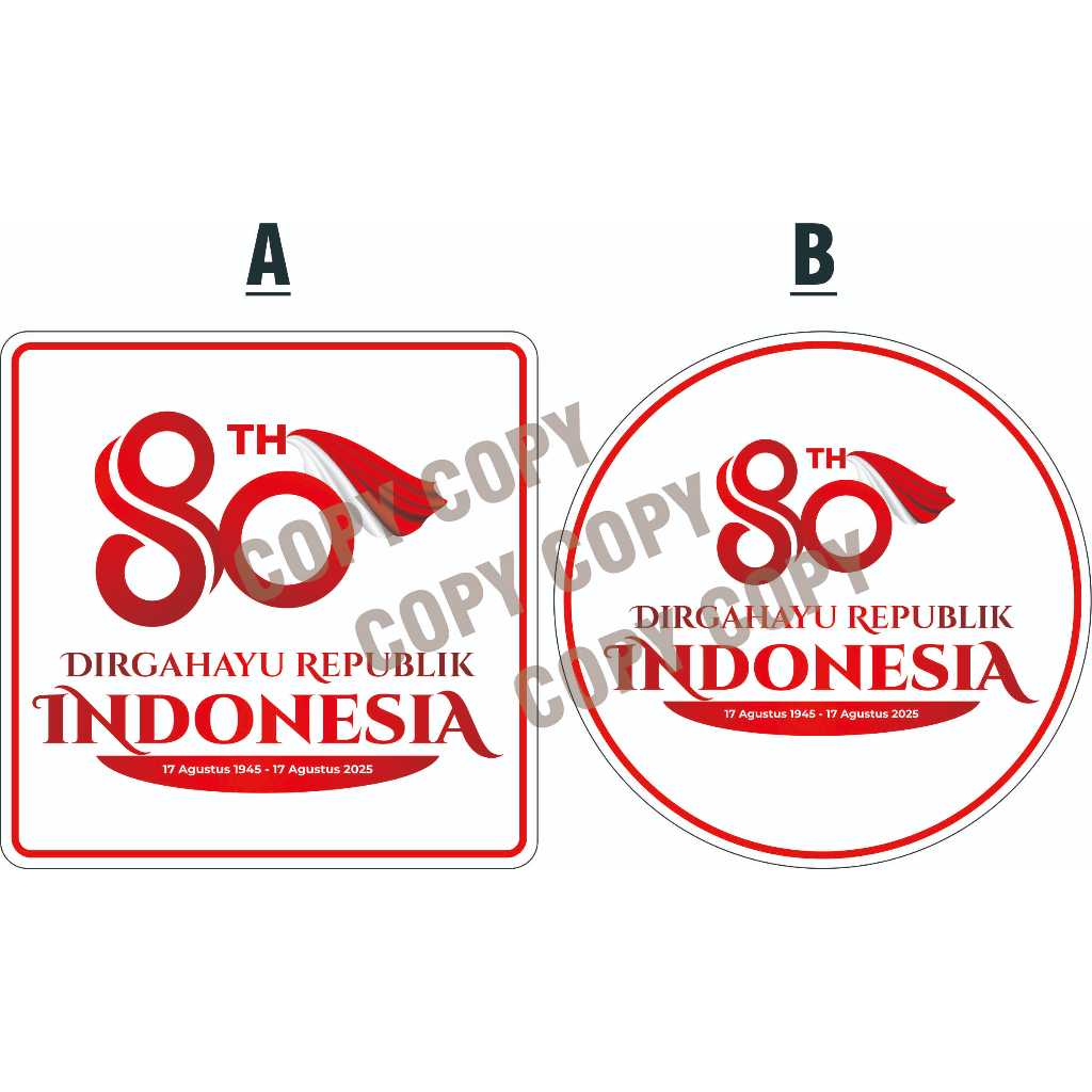 

STIKER LOGO KEMERDEKAAN HUT RI KE 80 TAHUN