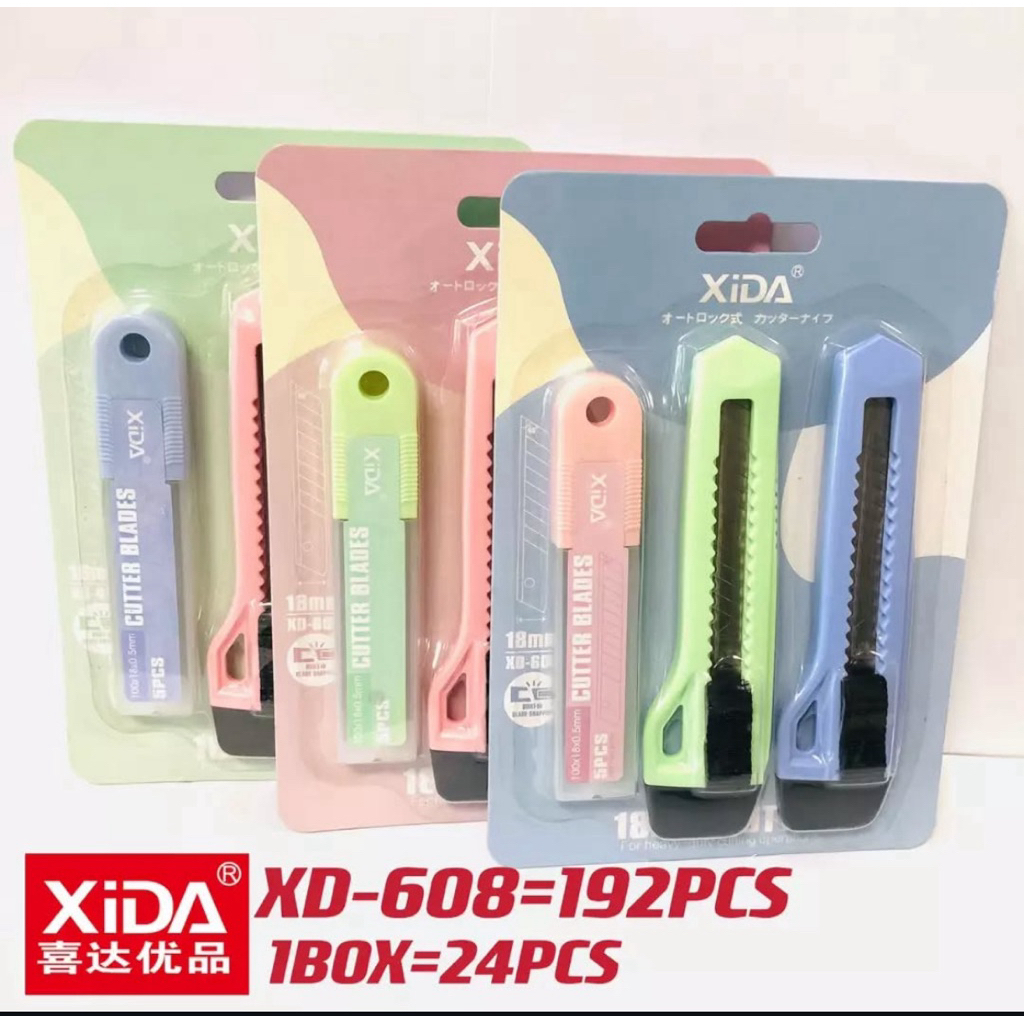 

Cutter blades XIDA / Isi 2 PCS/ Lengkap Isi Cutter