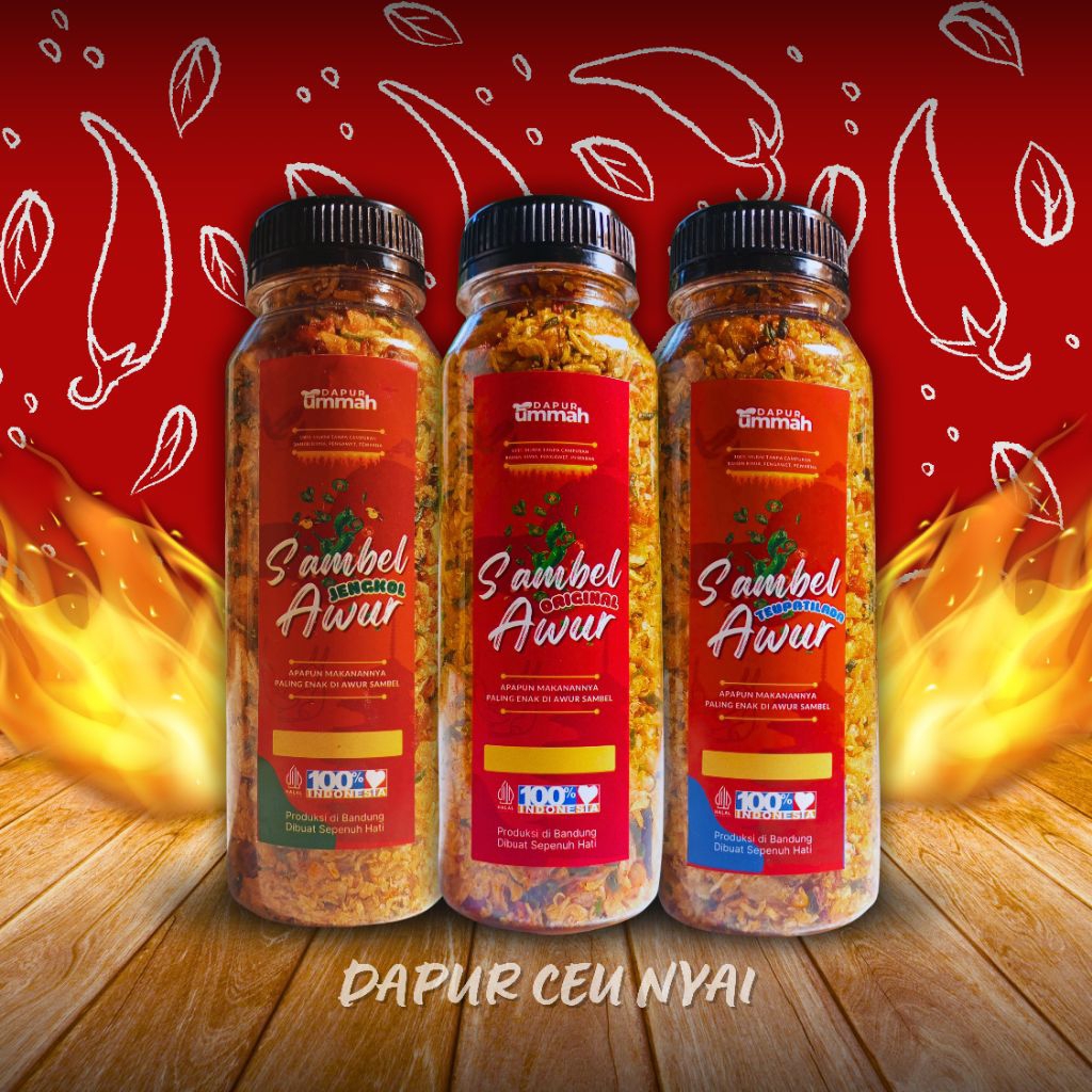 

Sambel Awur, Sambel Kering, Varian TEUPATILADA, Dapur Ceu Nyai