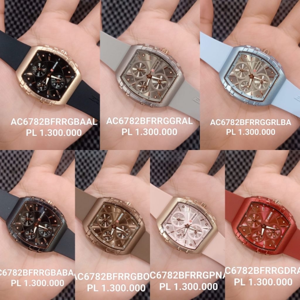 Jam Tangan Cewek Expedition E EXP 6782 BF Rubber Original