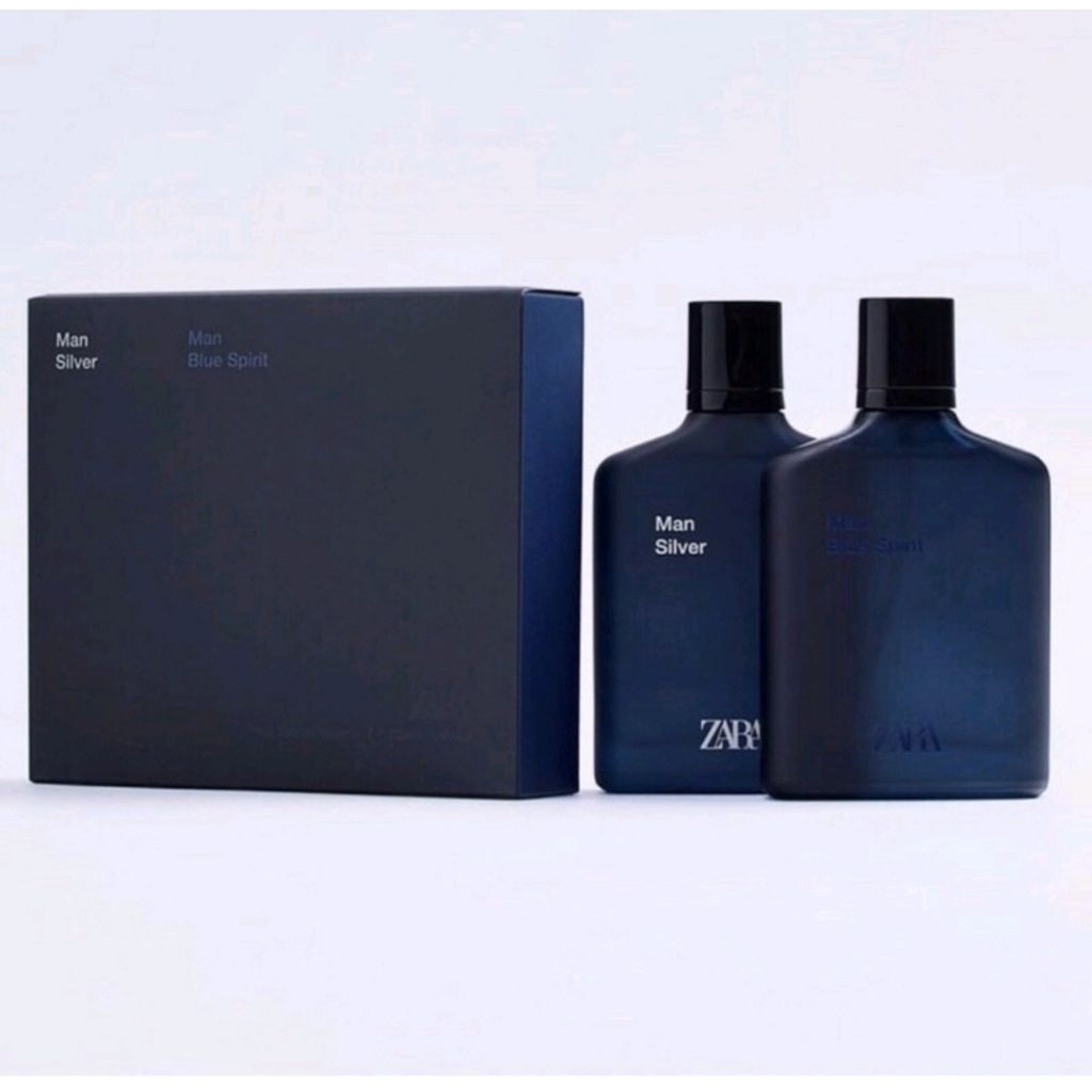 Parfum Zara Man Silver + Zara Man Blue Spirit Men Edt 100ml
