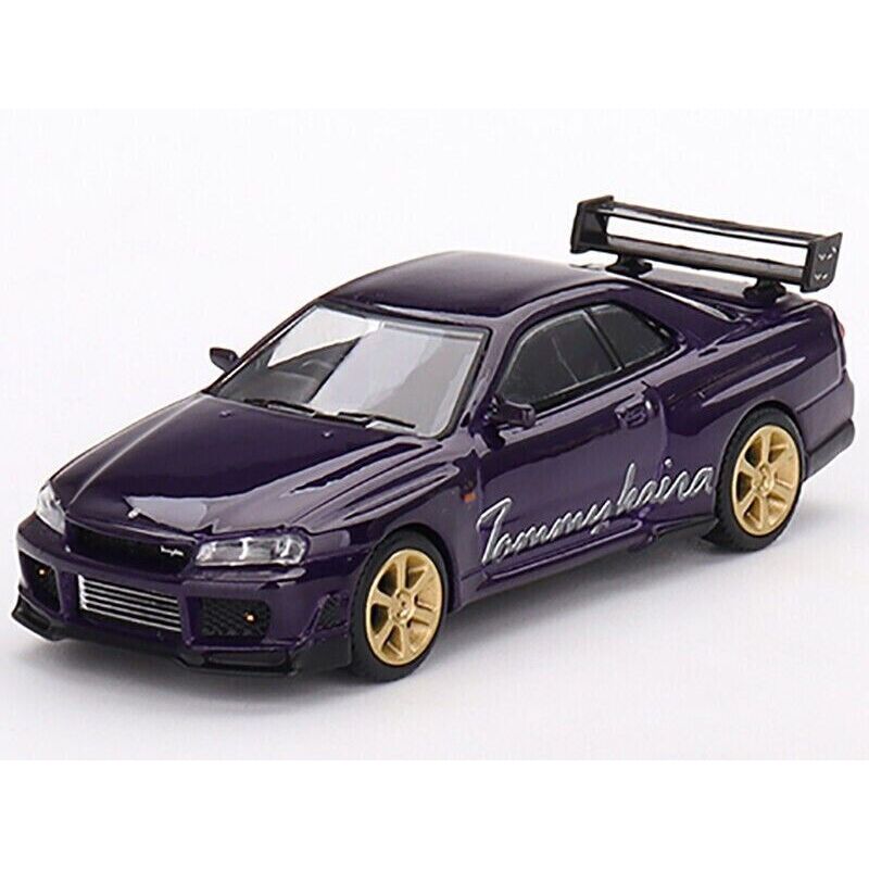 Mini GT 616 Nissan Skyline GT-R (R34) Tommykaira R-z Midnight Purple