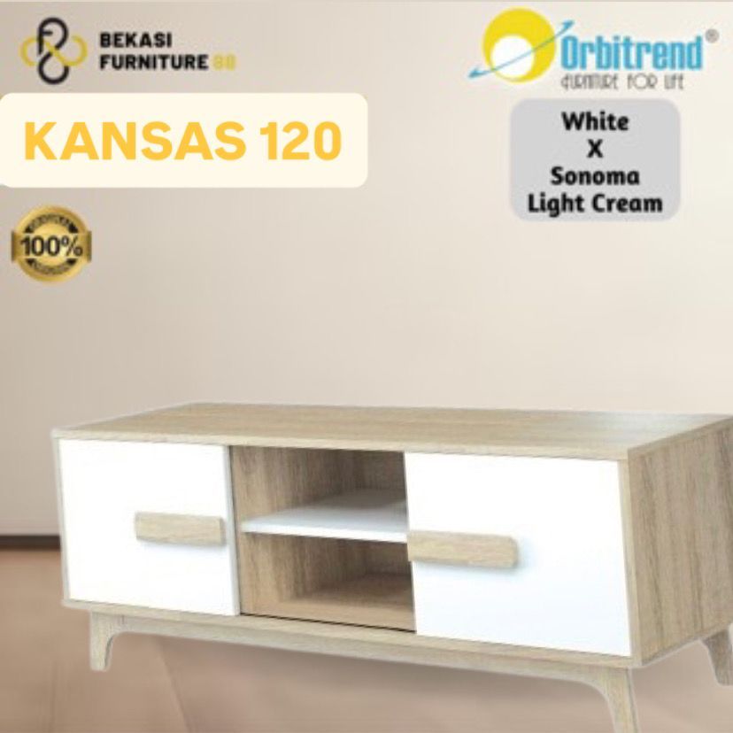 Meja TV - Buffet TV - Meja TV Minimalis Modern ORBITREND KANSAS 120
