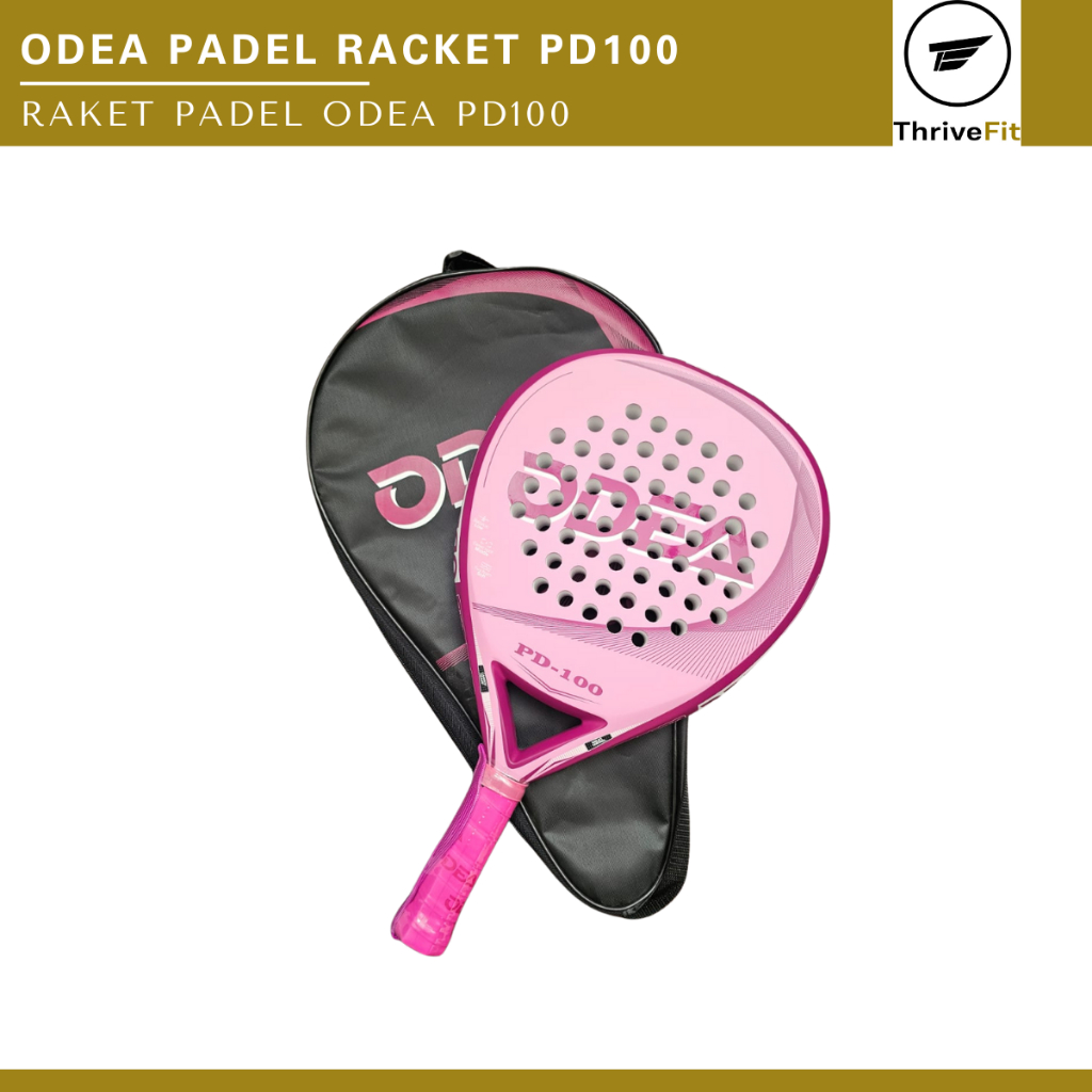 Odea Padel Racket / Raket Padel Odea Carbon Fiber - Pd100 Tbk