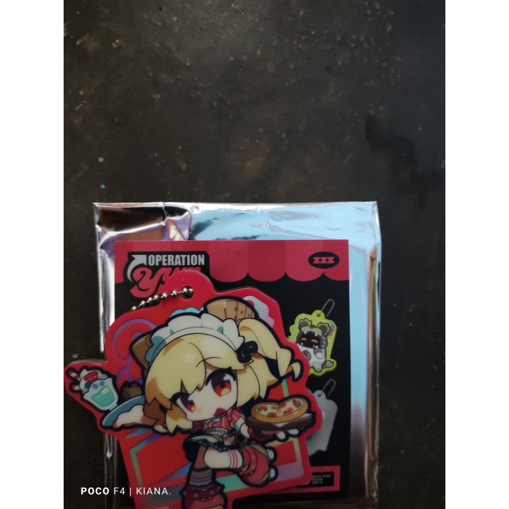 Burnice Keychain collab ZZZ xJchicken