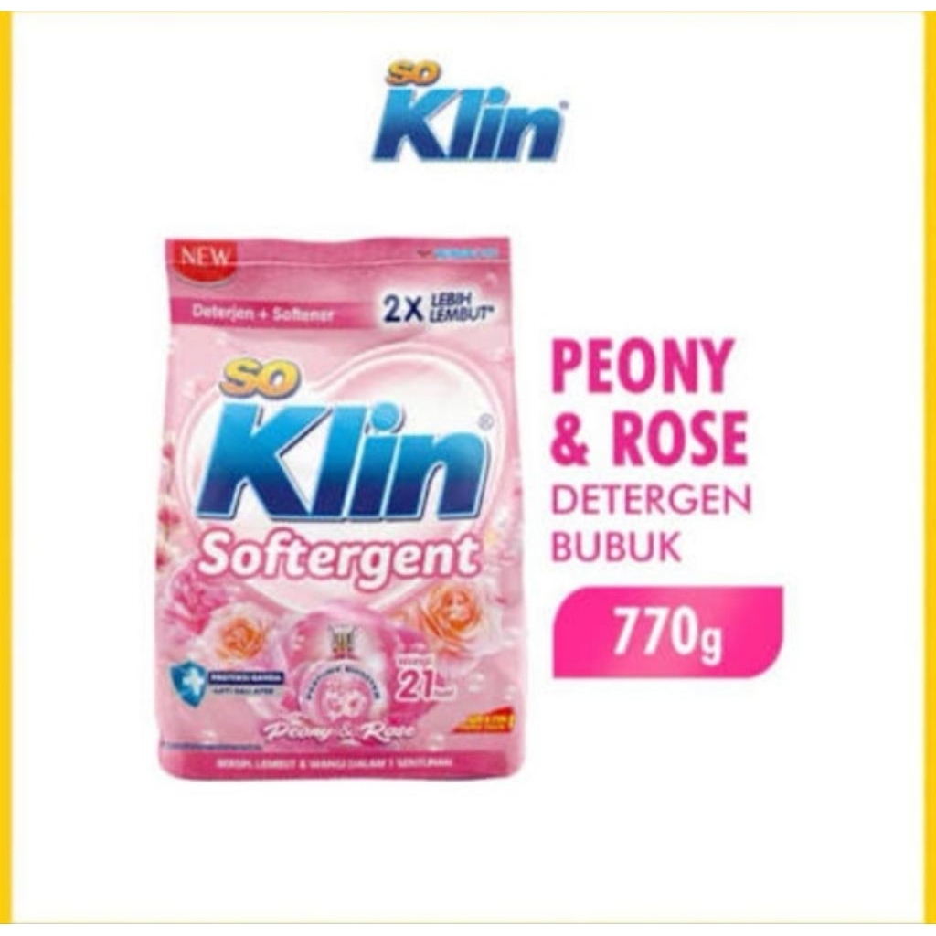 SoKlin Detergent Rose Pink 770gr
