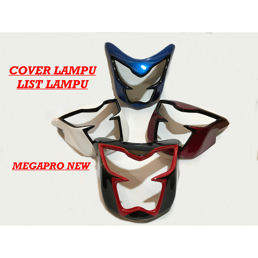 LIS LAMPU MEGAPRO NEW KARBU MEGAPRO NEW F1 COVER LAMPU HONDA MEGAPRO NEW KARBU