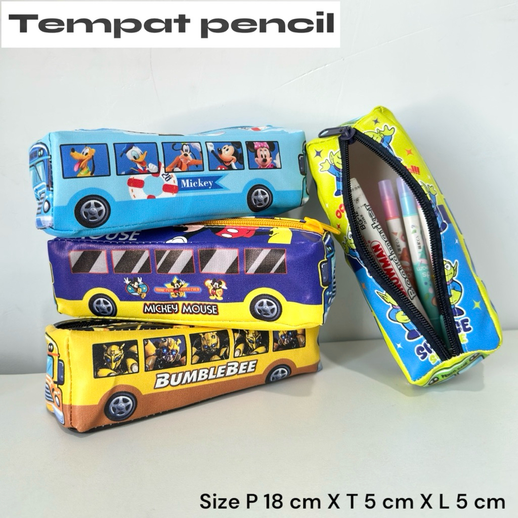 

POUCH PENCIL SCHOOL BUS