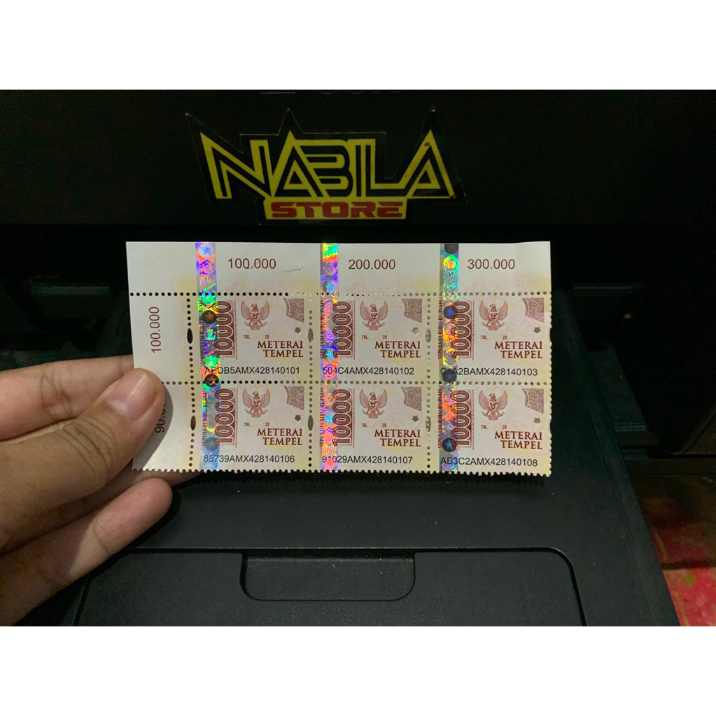 

Meterai 10000 Asli Kantor Pos