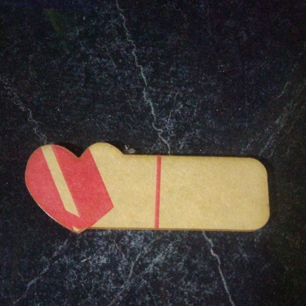 

PO cutting bahan nametag