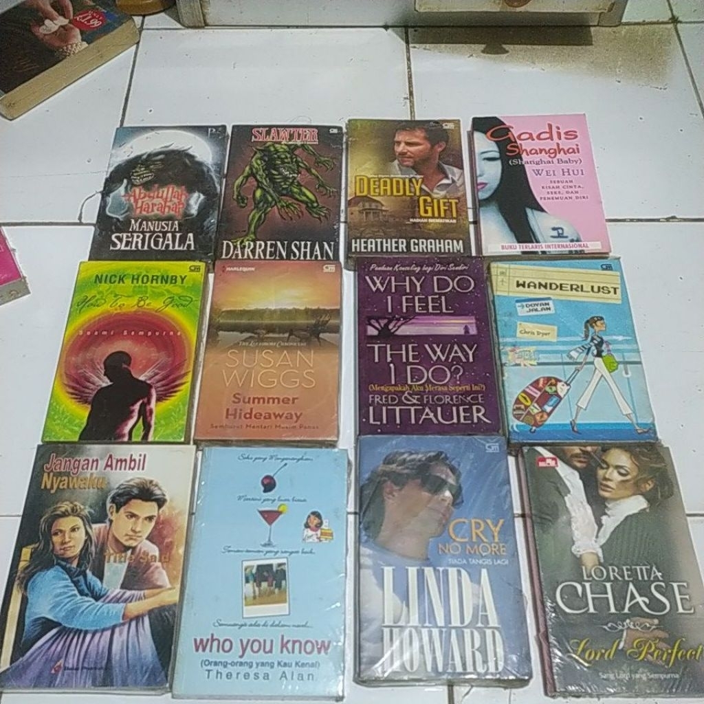 Novel Manusia serigala. Slawter pembantaian. Deadly gift hadiah kematian Gadis Shanghai Wei Hui. How