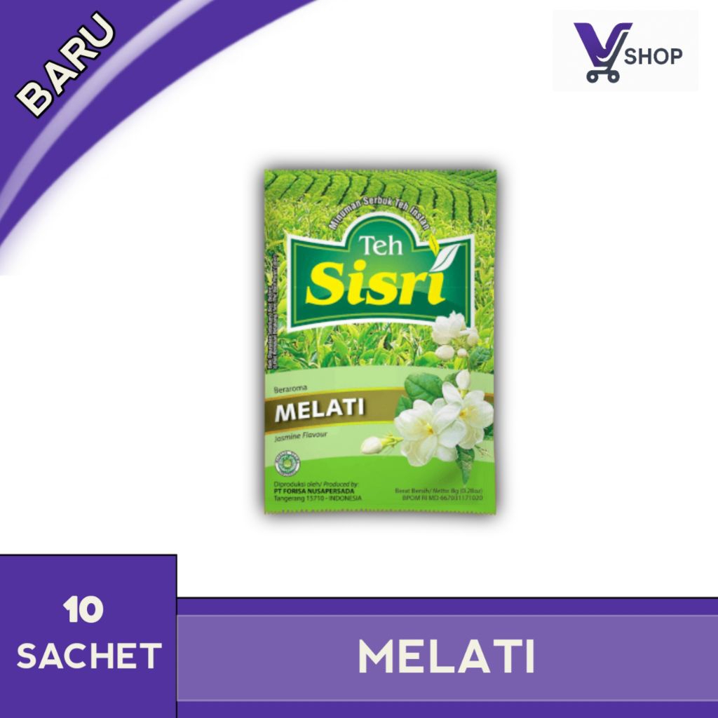 

(Vshop) Teh sisri melati - 10 sachet