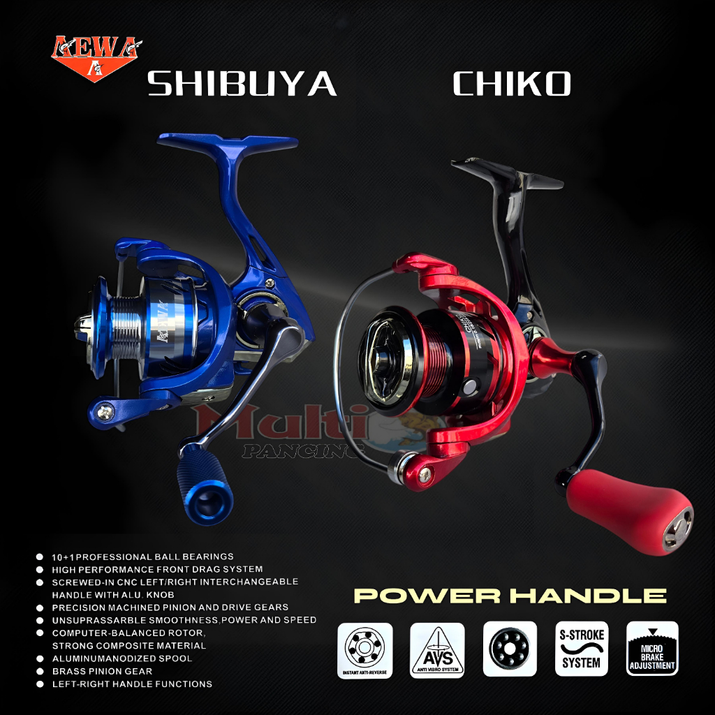 reel power handle murah aewa SHIBUYA / REEL AEWA CHIKO