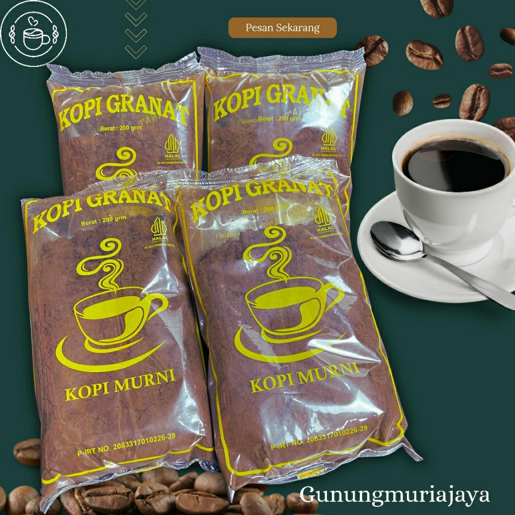 

kopi lelet granat ori khas sarang rembang