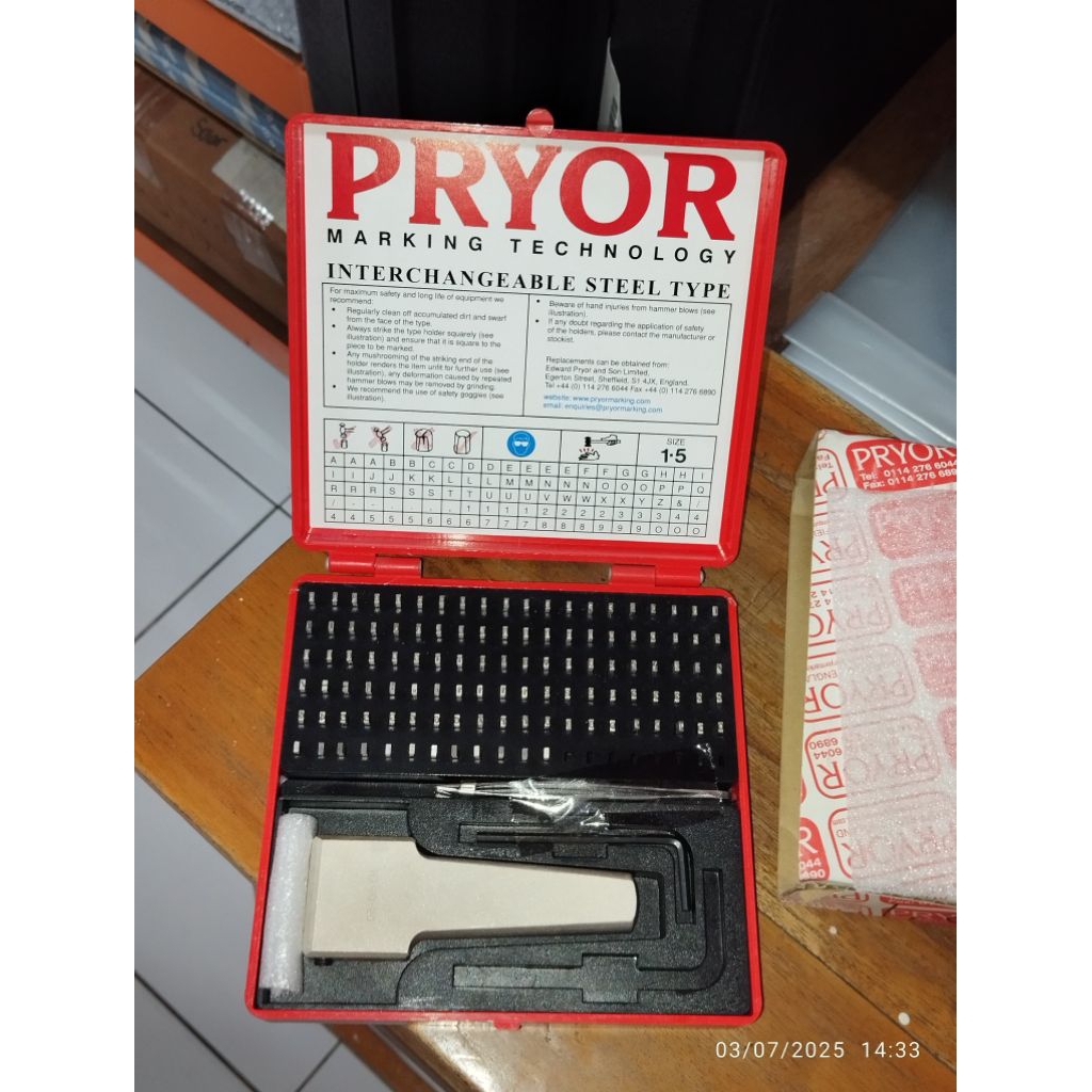

Pryor Interchangable Dot marking Size 1.5mm